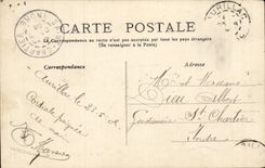 CPA Folklore Costume the bouree of Auvergne