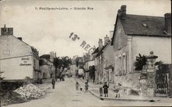 CPA Pouilly en la calle de Loire Main