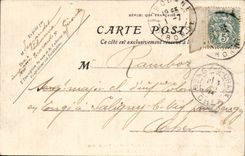 CPA Libourne coloca la vidrieria y los callejones del dia de la republica de la feria de San Martin