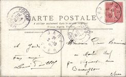 CPA Marche with cattle has Lisieux