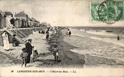 CPA Langrune on Sea the hour of the bath