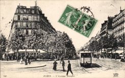 CPA Paris the avenue Thicket