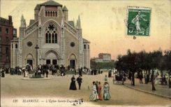 CPA Biarritz L'eglise Saint Eugenie