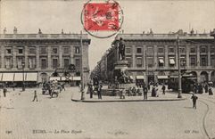 CPA Rheims the Royal place