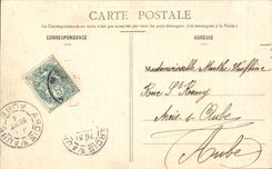 CPA Militaria With the camp of Mailly Unloading of troops at the station of Mailly