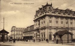 CPA Bordeaux Train station of the South