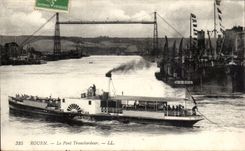 Rouen it Transporter bridge - CPA