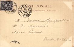 Le Havre - entrada del puerto al monumento de la marea - CPA