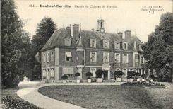 Servile Daubeuf - Frontage of the Castle of Servile - CPA