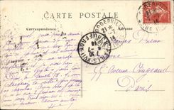 Servile Daubeuf - Frontage of the Castle of Servile - CPA