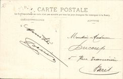 Castillo de Thierry - vista del castillo viejo - CPA