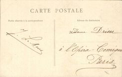 Luz - una calle vieja - CPA