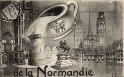 Souvenir de la Normandie - CPA 
