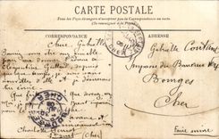 Bourges - College of Young girl - CPA