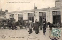 Bourges - Station - Exit of the Travellers - CPA