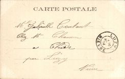 Bourges - the Terminus of the trams at the Station - CPA