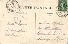 Folklore - Costumes - Limousine in Barbichet - CPA