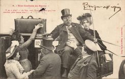 Folklore - Costumes - Our Coachmen of hackney carriage CPA