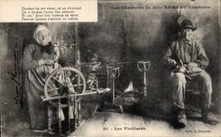 Folklore - Costumes - Songs of Jean Branch - Old men - CPA