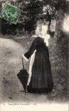 CPA Folklore Breton Standard Costume Young girl of Concarneau
