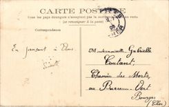 CPA Camp of Avor Post office and shop Militaria tobacconist's