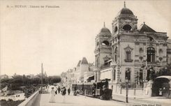 Casino de CPA Royan del tren de Foncillon