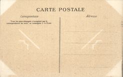 CPA Royan como el cuervo vuela el tren