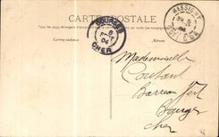 Calle de CPA Dijon de la esquina de la libertad del espejo