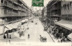 CPA Lille the street Faidherbe