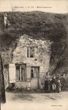 CPA Creil Un tuf Maison souterraine Troglodyte