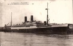 CPA the Flanders steamer of the Transatlantic General Company