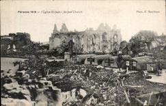 CPA Fibula 1919 the church St Jean