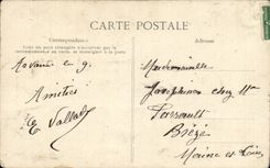 CPA Folklore Costume Declaration of Auvergne love