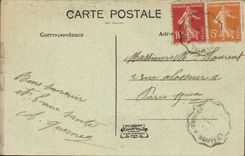 Champagne CPA Fere Place of the market