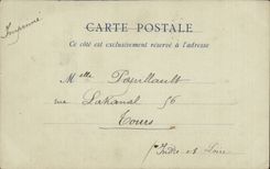 CPA Mans the place of the Prefecture and the church ND of the seam