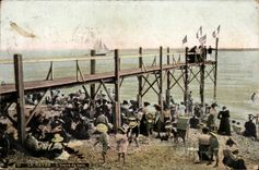 CPA Le Havre la hora de los ninos del bano