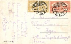 CPA Hungary Hungary Budapest Konigl Burg Kiralyi VAr Boat