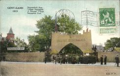 CPA Belgium Belgie Gent Ghent Village senagalais