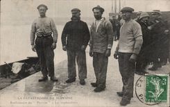 CPA the catastrophe of Pluviose Reinflation of Pluviose divers TOP