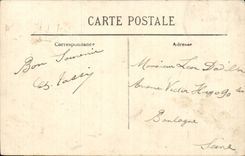 CPA Boulogne on Sea the exit of Onward Boat