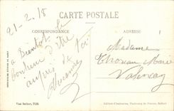 CPA Fantasy a kiss of Alsace