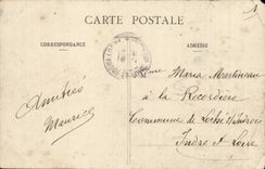 CPA Paris Avenue of the Bois de Boulogne Departure of the president of the Republic to the races of Longchamp