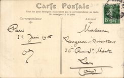 CPA Paris Vieux Montmartre La rue Saint Vincent