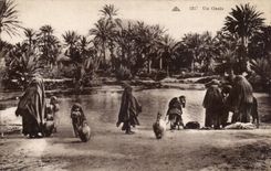 CPA un oasis Argelia de la africa del Norte