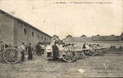 CPA Mans 26th artillery Pointing regiment of the gun