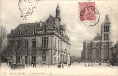 CPA Saint Denis the town hall