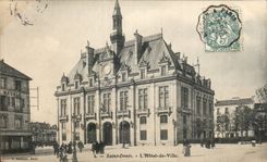 CPA Saint Denis the town hall