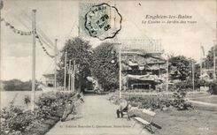 CPA Enghien les Bains the casino Garden of the pinks