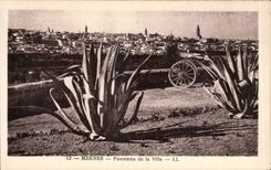 CPA Morocco Panorama of the city