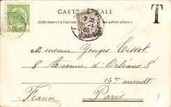 CPA Belgium Ostend By unloading train Boat